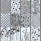 12 Pieces Embossing Folders DIY Craft Template Stencil Butterfly Star Embossing by CHENGU