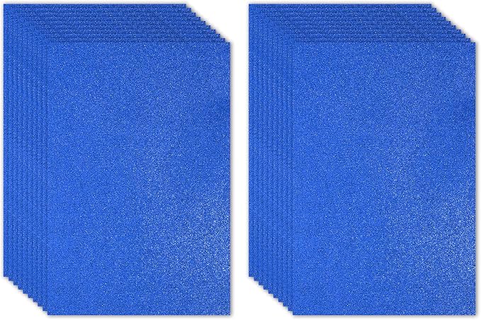 PATIKIL 20 Sheets 2mm Glitter Foam Sheet by PATIKIL