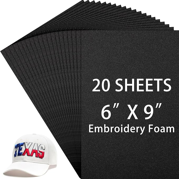 Innconee 20 Pcs 3mm Embroidery Foam EVA Foam Sheets by Innconee
