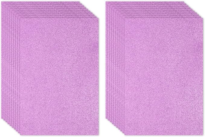PATIKIL 20 Sheets 2mm Glitter Foam Sheet by PATIKIL