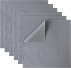 HaoFeiJH 6 Pcs Soft Gray Felt Fabric Sheets by HaoFeiJH