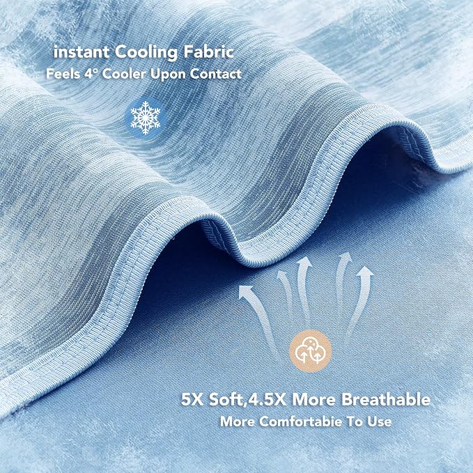 GOHERO Cooling Blanket for Couples- 60"x90" Summer Cooling Throw Blanket for - Image 5