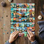 National Parks Puzzle for Adults 1000 Pieces, Travel Poster Landscape Puzzle - Image 4