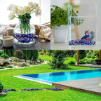 2 lb Cobalt Blue Glass Beads for Vases, Glass Pebbles, Cobalt Blue Flat Glass - Image 5