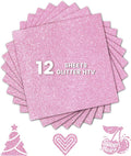 Glitter HTV Heat Transfer Vinyl, Sparkle HTV Compatible by Unknown