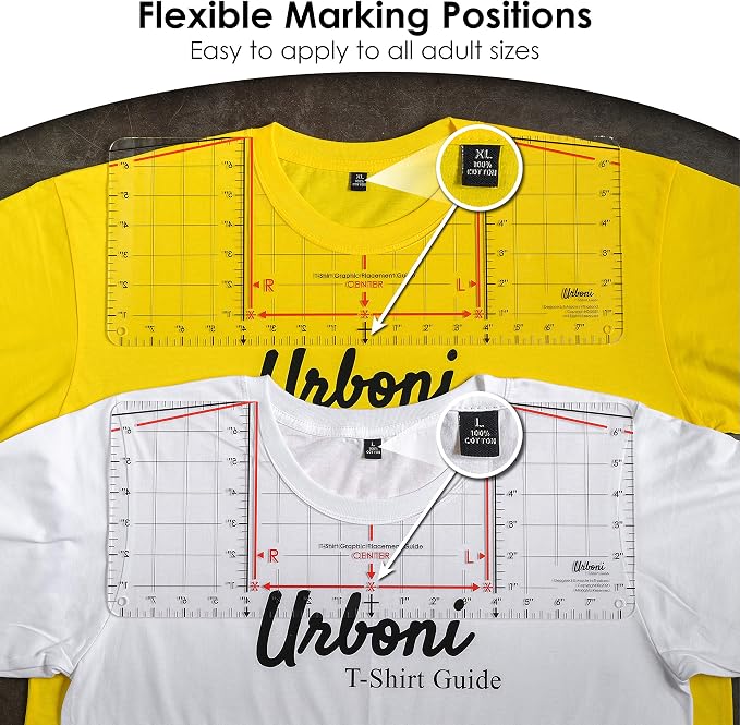 Tshirt Ruler Guide for Vinyl Alignment, Shirt Measurement Tool Placement Center - Image 5