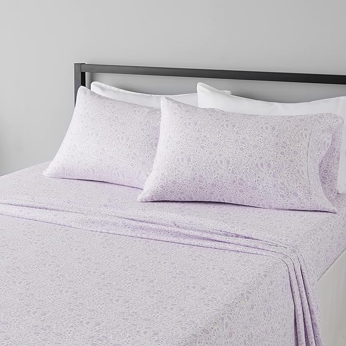 Amazon Basics Lightweight Super Soft Easy Care Microfiber Bed Sheet Set by AmazonBasics