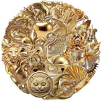 50 Pcs Luxury Golden Style Transparent Stickers - Image 6