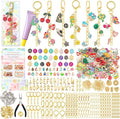 Ecoofor 613 PCS Charms Lip Gloss Keychain Making Kit, Bag Charm Kit by Ecoofor
