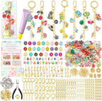 Ecoofor 613 PCS Charms Lip Gloss Keychain Making Kit, Bag Charm Kit by Ecoofor
