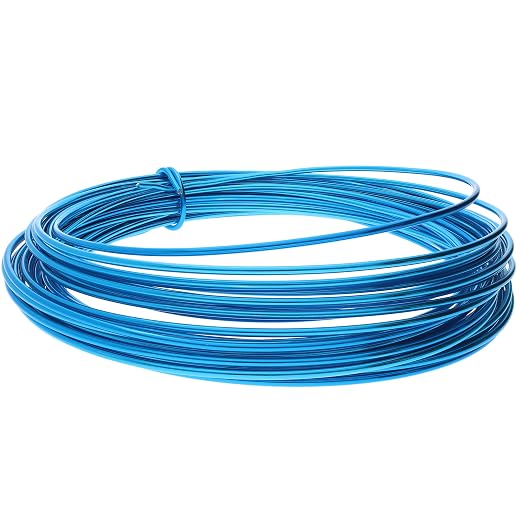 The Beadsmith Anodized Aluminum Wire – 12 Gauge – 39 feet – Turquoise Color – - Image 2