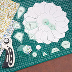 Cinnvoice 612 Pcs Patchwork Paper EPP English Piecing Supplies 12 Shapes - Image 6