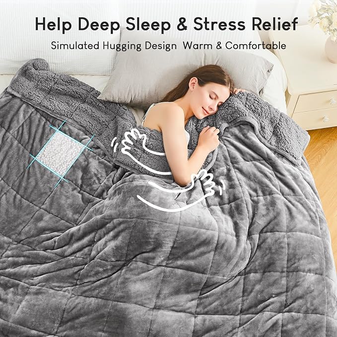 Cottonblue Weighted Blanket for Adults Weighted Blankets 20lbs for Sleeping and - Image 9