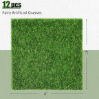 Shindel 12 Packs Fake Grass Decor - Image 2