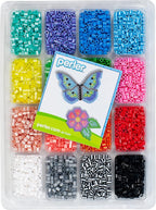 Perler Beads 80-17604 Perler Fused Bead Tray 4000/Pkg-Stripes 'n Pearls - Image 3