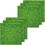 KISEER 6 Pack Fairy Garden Grass 12 x 12 Inches Miniature Artificial Craft Grass by KISEER