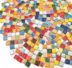 1.1lb Ceramic Mosaic Tiles, Mixed Colour Ceramic Mosaic Pieces - Image 5