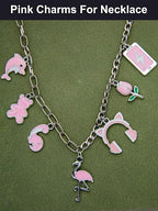 Silver-Tone Enamel Charms Set for DIY Jewelry Making - Image 7