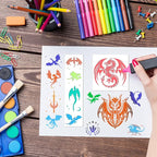 Keluna Dragon Stencils for Painting - Image 2