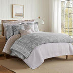 Levtex Home Adare Grey Reversible Full/Queen Comforter Set - Image 3