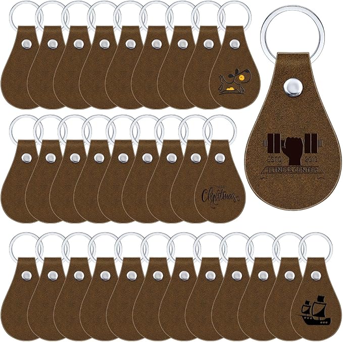 Taiyin 30 Pcs Leather Key Fob Kit by Taiyin