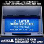 Master Airbrush Portable Airbrush Spray Booth Kit - Image 2