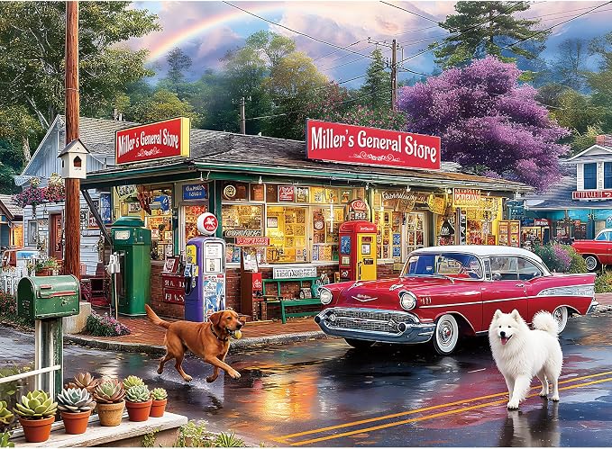 500 Pieces Puzzle for Adults, Puzzles for Adults 500 Pieces, Vintage Gas by Unknown