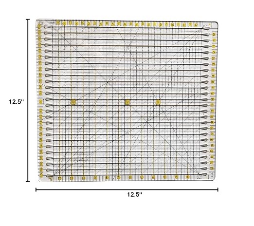HONEYSEW Quilting Template Ruler Slotted Rulers Sewing Quilt Strip Rulers Guides - Image 4