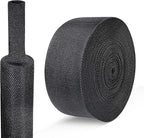 Heat Shrink Wire Loom 2:1 Shrinkable Braided Cable Sleeve 1-1/8 Inch ID-46ft by BuyUneed