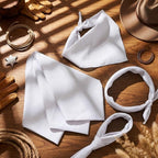 Suhine 100% Cotton Solid Bandanas Blank Bandanas Multifunctional Headband Scarf - Image 7