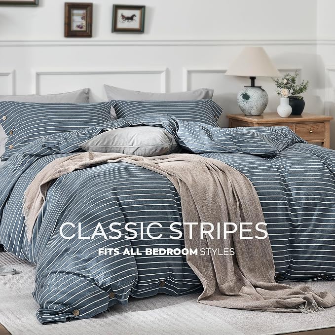 JELLYMONI Cotton Duvet Cover Oversized Queen Size - Image 7