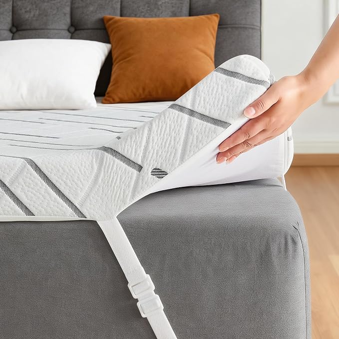 3 Inch Gel Memory Foam Mattress Topper Twin Size by bedsmile