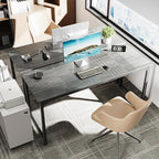 Huuger Computer Gaming Desk, 63 Inch Office Desk - Image 2