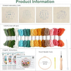 Myfelicity Punch nedle kit, Punch Needle Kits Adults Beginner, Learn Various - Image 6