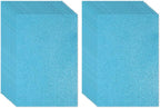 PATIKIL Light Blue Shiny EVA Glitter Foam Sheet 11 x 8 Inch 2mm Thick by PATIKIL