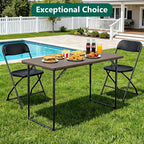 2 Pack Folding Table 4ft - Image 3