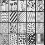 Mumufy 20 Pcs Embossing Folders by Mumufy