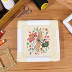 Janinka Embroidery Hoop 3 Pcs Cross Stitch Hoops and Frames White Rectangular - Image 4