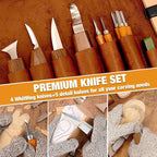 Wood Carving Kit, Wood Whittling Knife Kit - Image 4