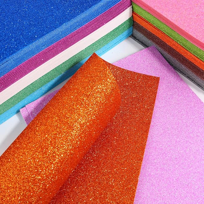 10 Sheets Glitter Cardstock Paper - Image 4