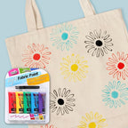 Tulip Soft Fabric Paint, Permanent on Clothes, Bold Primary Colors, 8 Pieces - Image 4