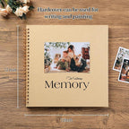 potricher 12 x 12 Inch DIY Scrapbook Album 40 Pages Hardcover Kraft Paper Scrap - Image 2