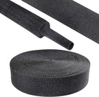 2 in 1 Heat Shrink Braided Sleeving Fabric Tubing-Ideal fit Irregular Shape by Sunnarepoon