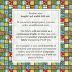 100% Cotton Fabric by the Yard – Turkish Quality Quilting & Sewing Fabric - Image 4