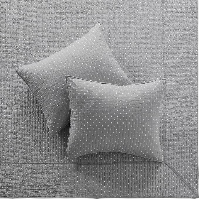 Levtex Home Cross Stitch Reversible King Bedspread Set - Image 6