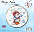 Snowman Counted Cross Stitch Kit - Image 2