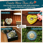 Pebblonia Mandala Rocks Pebble Painting Kit - Image 6