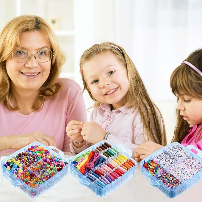 Peirich Jewelry Making Bead Kits, Includes 44 Embroidery Floss - Image 6