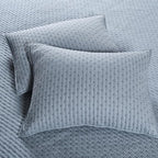 Levtex Home - Cross Stitch Chambray Quilt Set - Twin Quilt + One Standard - Image 9