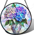 Stained Glass Window Hanging, Mother's Day Birthday Gifts by HWRHTR